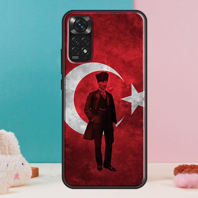 Turkei Turkey Ataturk Flag Case For Xiaomi Redmi Note 14 13 12 Pro 11 9 10 9S 10S 11S 12S Redmi 14C 13C 10C 12C Cover