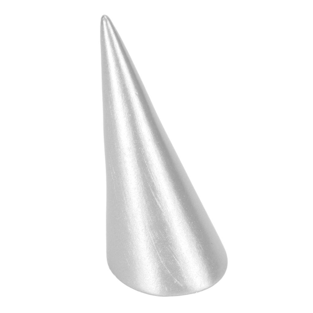 Ringholder Kjegleformet Smykker Ringdisplayholder for Forlovelses- eller Vielsesringer Sølv