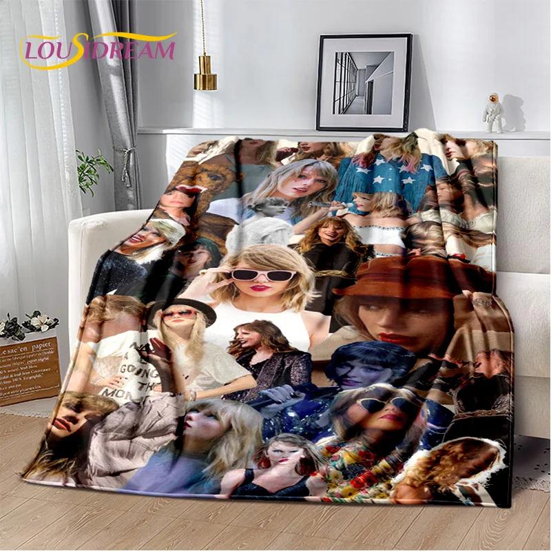 3D Taylor-r Singer T-Swizzle Decke, Weiche Überwurfdecke für Zuhause Schlafzimmer Bett Sofa Picknick Reise Büro Abdeckung Kindergeschenk Geschenk