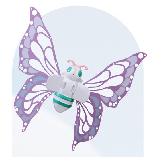 Electric Butterfly Wings Flapping Fairy Elf Wings with LED Lights Music Kids Lightweight Flapping Wings with Adjustable Straps for Costume Parties