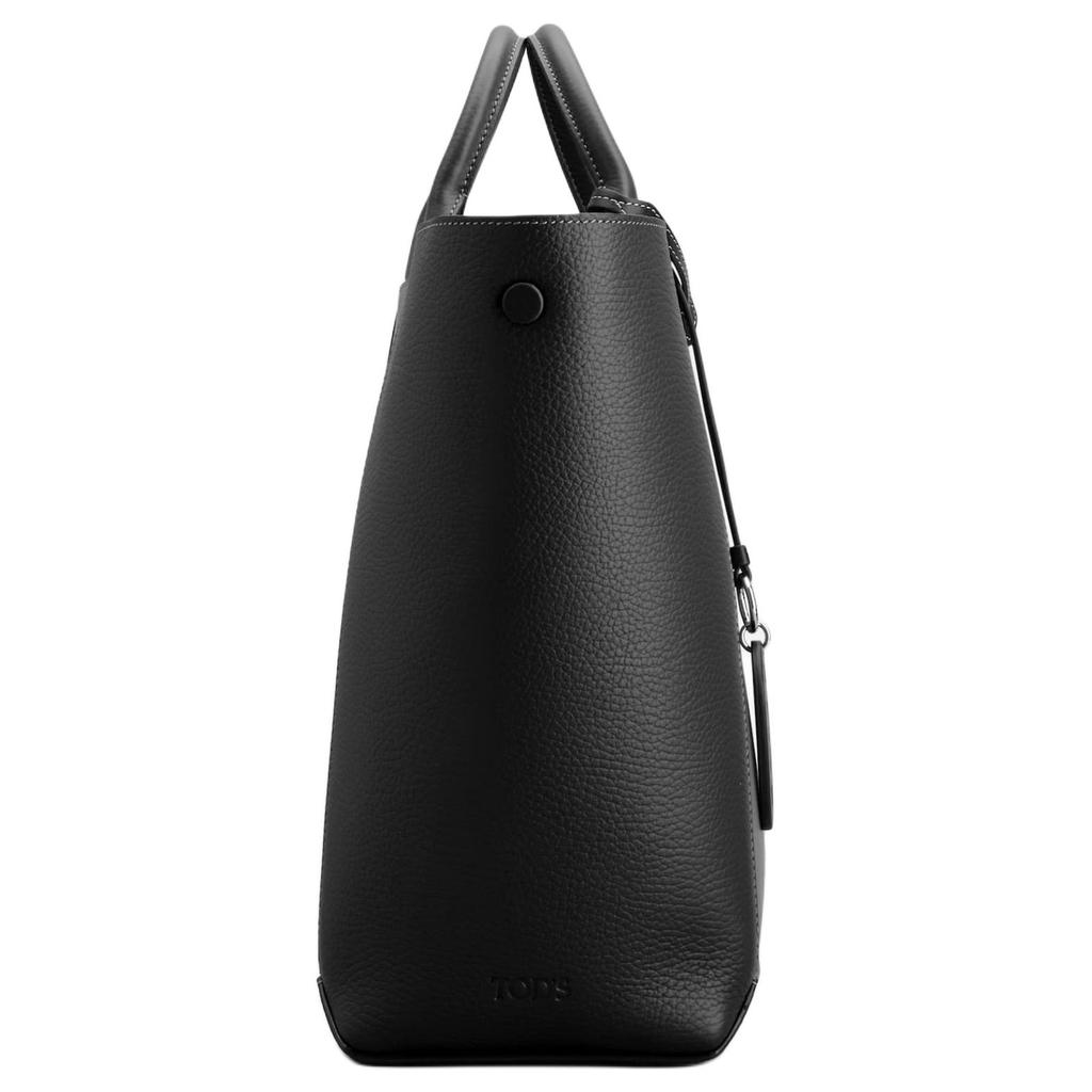 Tods Double Up Brand Logo Oval Pendant Tote Bag Women Tote Bags Black XBWCLNA03C0N2B1X48
