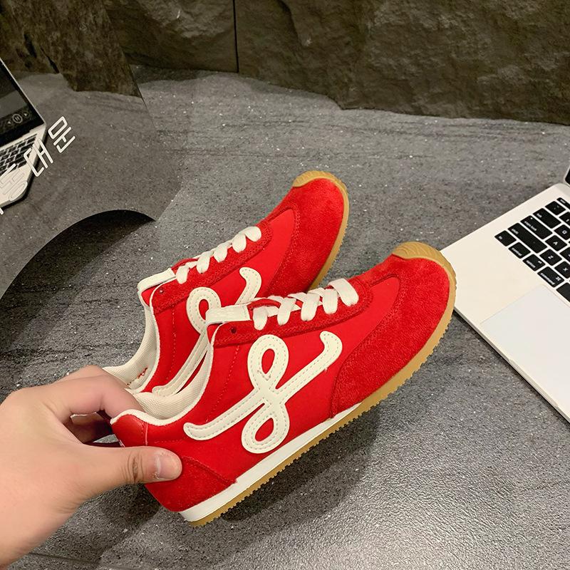 Fashion 2025 New Spring and Summer Niche Versatile Forrest Gump Casual Shoes Flat Sports Board Shoes Women's Training Shoes Explosion
