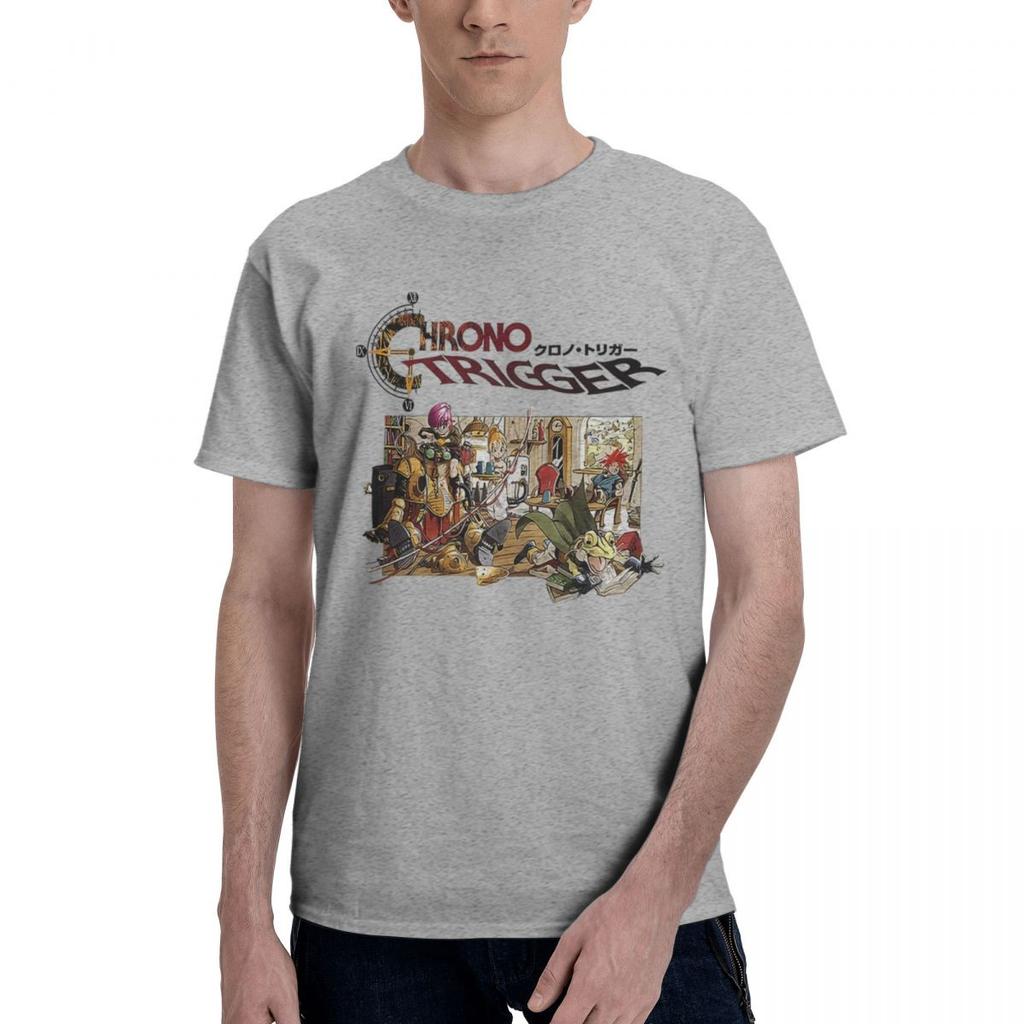 Chrono Trigger Video Game 100 Cotton Casual Breathable Confortable Manga Funny Ugus TShirts Funny Shirt