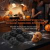 Food Grade Skeleton Head Cake Mold Elasticity Halloween Skull Cake Mold  Bakery Catering