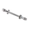 Durable Length 140mm 180mm Bike Wheel Hub Axle 6000 Bearing Sliver Solid Shaft Lever Metal Front Rear Hub Axle Bike Repair
