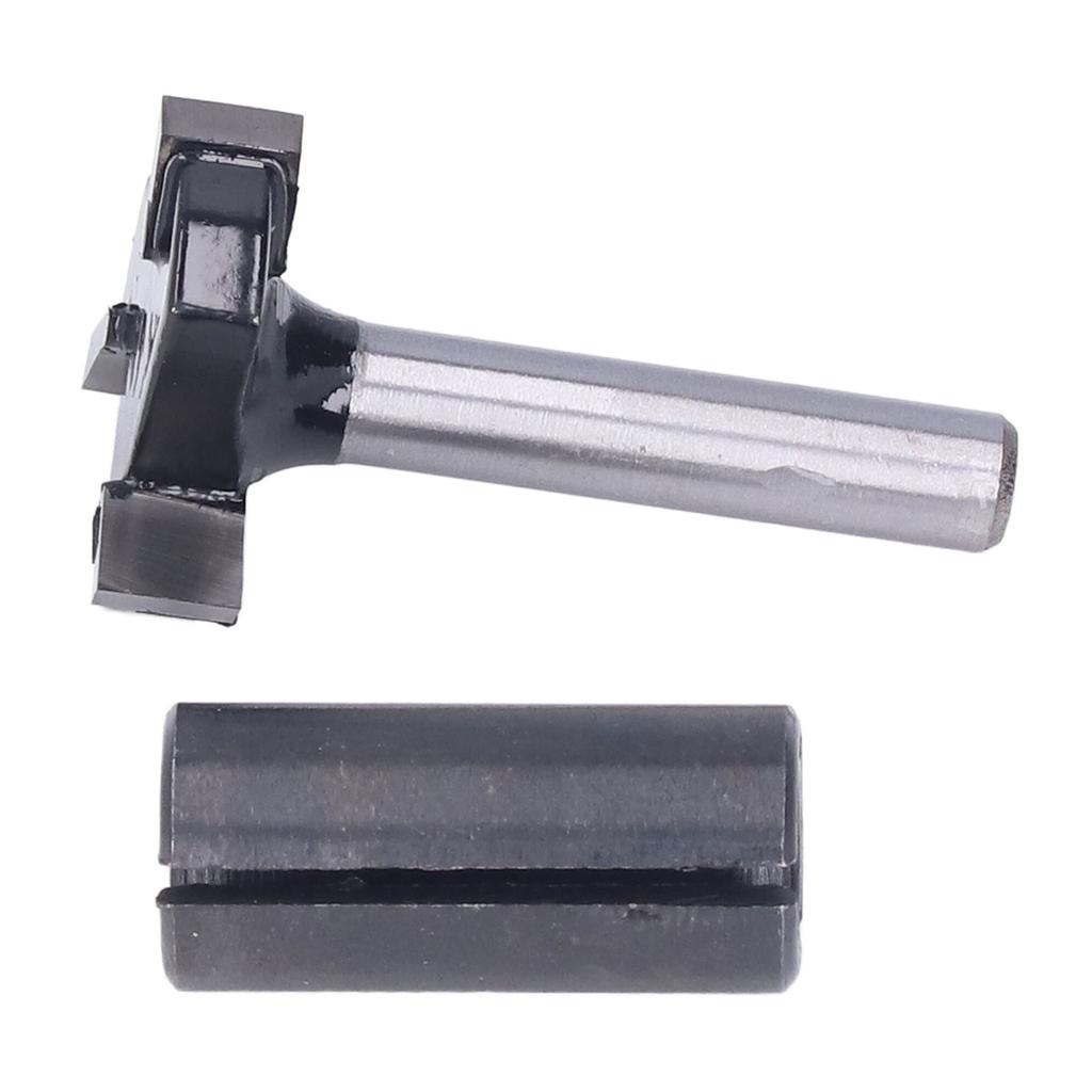 Router Bit 14in Round Shank 3 Teeth T Slot CNC Spoilboard Surfacing Tool Set Kit