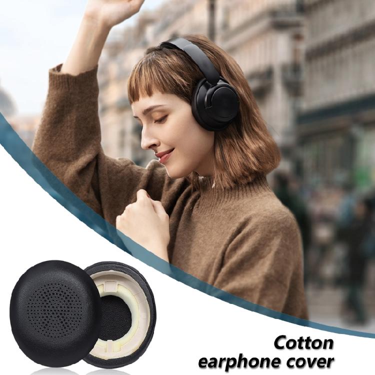 1 Pair Replacement Earpads Soft Sponge Ear Pad Comfortable Earmuffs for 45H Evolve2 65 40 UC Repair Accessory