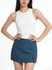 Korean Style High-Waisted A-Line Slimming Skirt with Anti-Exposure for Women