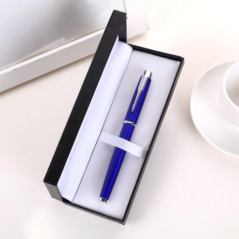 Feather Sword Fountain Pen Set: Black Ink Ballpoint Pen for Office, Meetings, Events, and Business Gifts.
