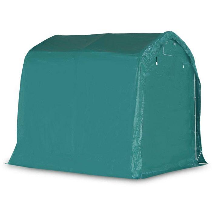 Tente de rangement de garage - VIDAXL - 1,6x2,4 m - Imperméable - Acier galvanisé - Vert