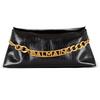 1945 Letter Combination Chain Leather Shoulder Crossbody Clutch Women Bags Black EN1LQ955LETF