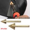 2Pcs/Set 80W Soldering Iron Tips Triangular Smoothing Head Welding Tips  Welding Repair Tool