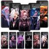 Cartoon Cool Demon Girl Phone Case For Samsung Galaxy Z Flip 7 6 5 4 3 5G Shockproof Cover Z Flip7 Flip6 ZFlip5 Flip3 Flip4 Luxu
