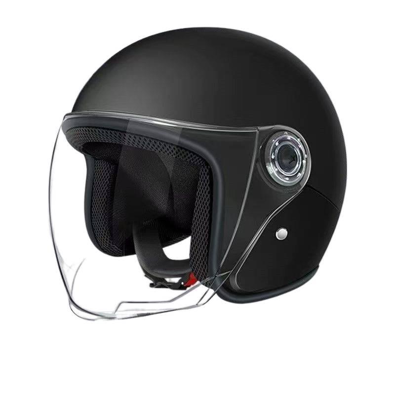 Unisex All-Season Helmet: Winter Warmth, Cute Design, Double Ear Protection for Motorcycles & Electric Scooters