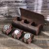 Watch Box Men and Women Watch Box Men and Women Multifunctional 3 Grids Leathers Storage Case Wrist Watch Boxes Gift Box