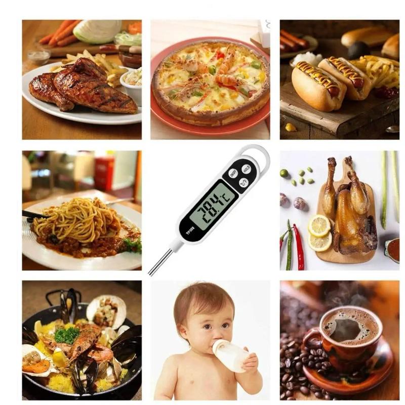 1PCS Food Thermometer TP300 Digital Kitchen Thermometer For Meat Cooking Food Probe BBQ Electronic Oven Kitchen Tools Portable