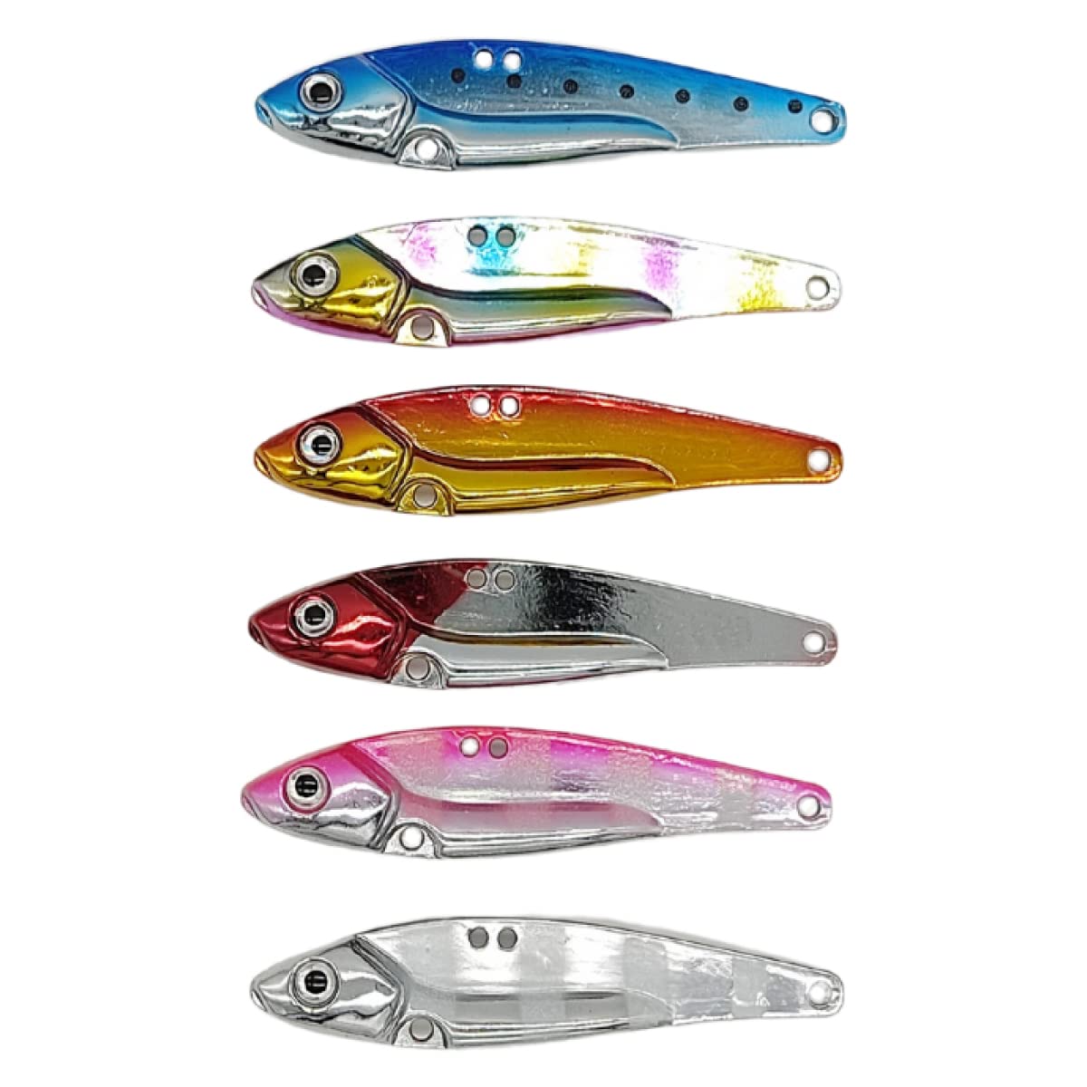 

Orurudo Fishing Tackle [Metal Bibled A] Set of 6 (6 Color Set (Hookless) 21g) qb100215a03n0