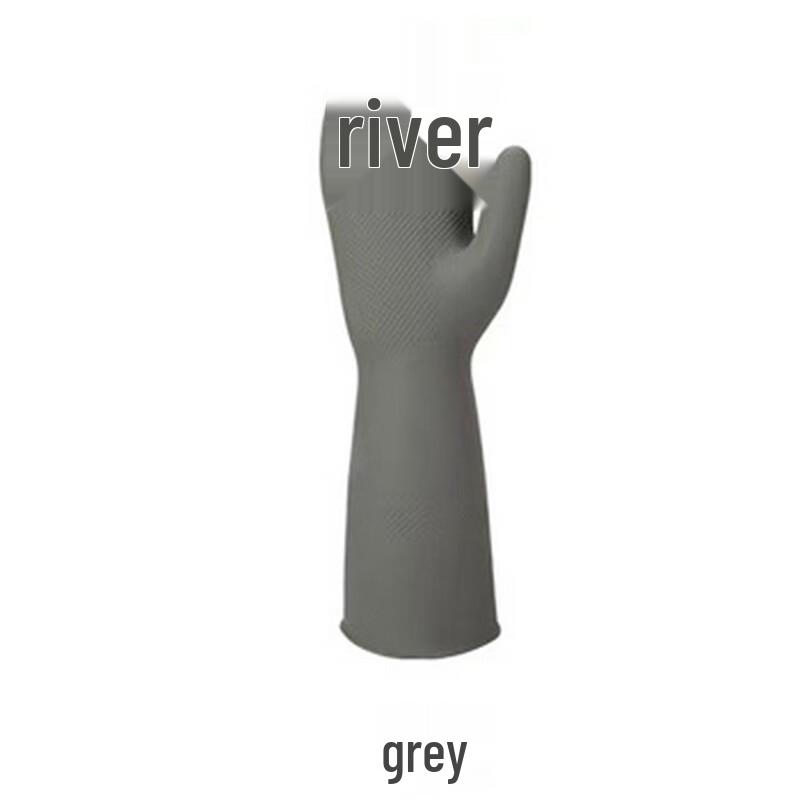 

Jia Rou Mei Colored Waterproof Dishwashing Gloves (2 Pairs) L