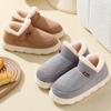 Fashion Shevalues 2024 Men Home Cotton Shoes Classic Fashion Warm Ankle Boots Fluffy Plush Padded Slippers For Man Super Soft Slippers