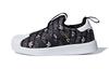 Originals SUPERSTAR 360 C Leder Freizeit Abriebfest Niedrig geschnitten Skateboard Schuhe Schwarz Weiß B75608