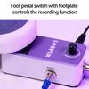 Portable Guitar Looper Pedal Touch Recording Zinc Alloy Body Suitable for Musicians Practice Performances and Creation