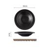 Jingdian Guangnian 12-inch Matte Black Deep Plate