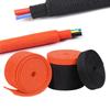 Wear-Resistant Cord Protector Wire Harness Shrinkable Braided Cable Management Sleeve Anti-Slip Protective Wrap