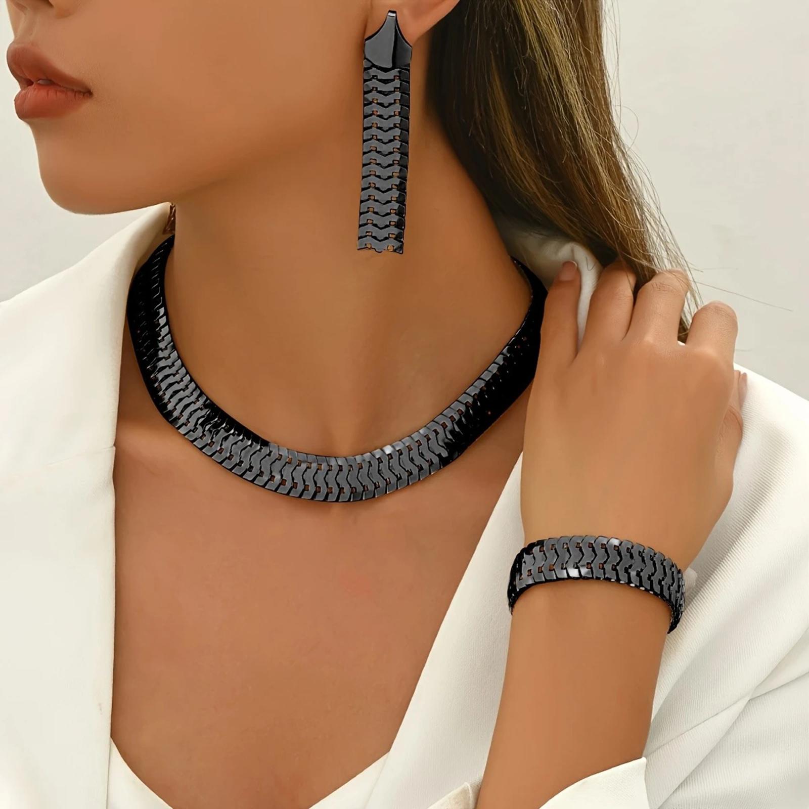 

Necklace , Bracelet , Earring , Jewelry Set , Suitable For Daily Casual And Versatile Women s Accessories One Size