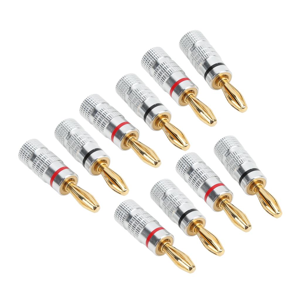 J.10053 4mm Banana Plug Banana Plug Connector for Speaker Wire Wall Panel Home Theater