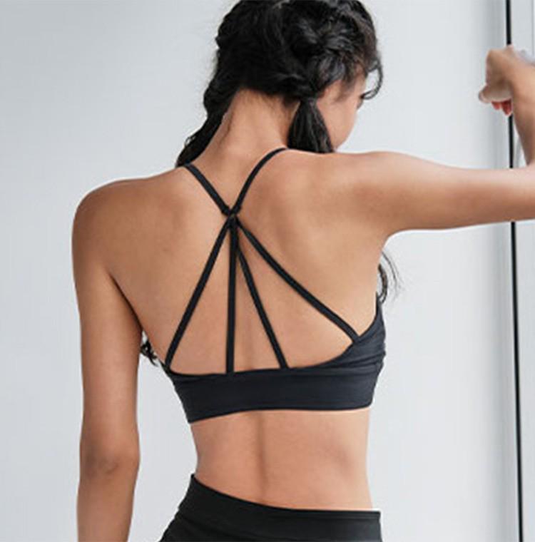 Lulu Women's Outdoor Running Yoga Vest with Anti-Sagging Support Sports Bra
