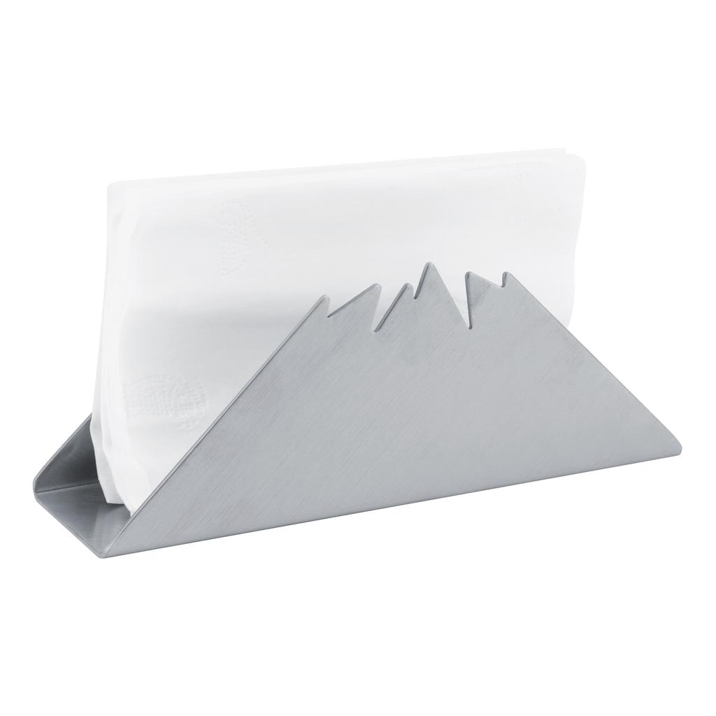 Triangular Napkin Holder Stainless Steel Stand Vertical Tissue Rack for Home Restaurant Hotel