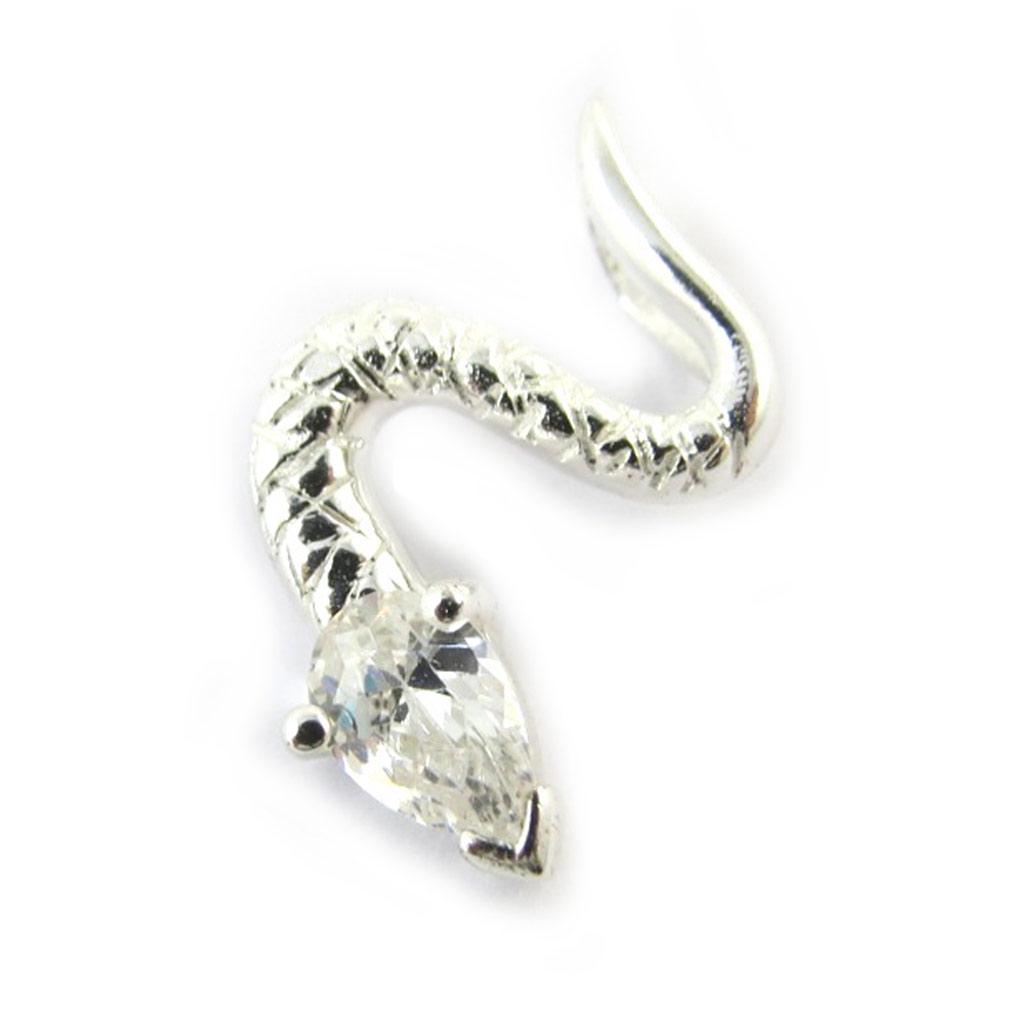 Les Trésors De Lily [G1643] - Silver Pendant 'Snakes'