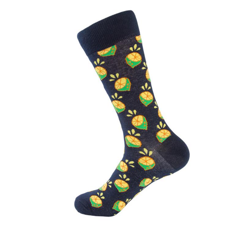 Men Socks Cotton Crew Socks Cartoon Animal Dog Pattern Socks Novelty For Christmas Gift