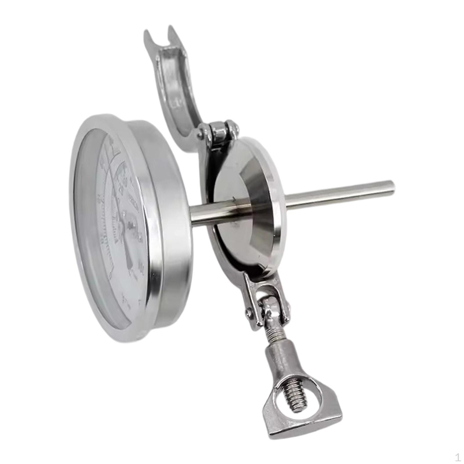 

Brew Kettle Fermenter Thermometer Kit,3 Dial,2.5 Valve Rod Easy to Install Compact Professional
