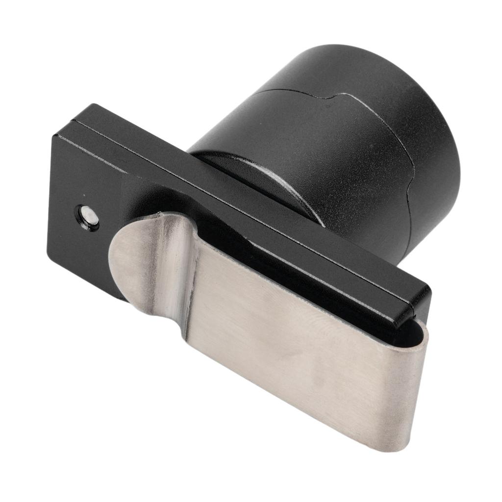 Magnetic Billiard Chalk Holder Aluminium Alloy Round Snooker Cue Chalk Box with Fixed Clip Portable Billiard Accessories