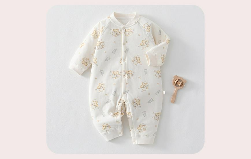 2026 Spring 40g Thin Cotton Long Sleeve Newborn Romper
