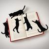 5Pcs Kitten Themed Metal Bookmarks Rustproof Iron Bookmarks Page Markers For Notebook Novel Journal Planner Scrapbooking