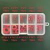 Dopamine PA66 Red Nylon Flat Washer Insulation Set: Hard Nylon M2-M10 Household Gasket Accessories