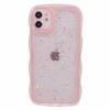 JTW Series for iPhone 12 Case Wavy Edge Star Sequins Epoxy Phone Cover