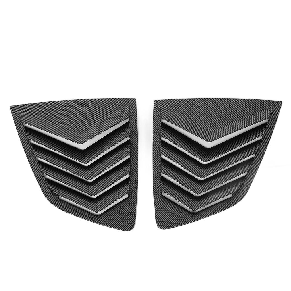 2Pcs Rear Side Window Louver Cover Fade Proof Sporty Look Rear Window   Vent Scoop Shutter Cover Blind for X3  3 G01 2018 and Later