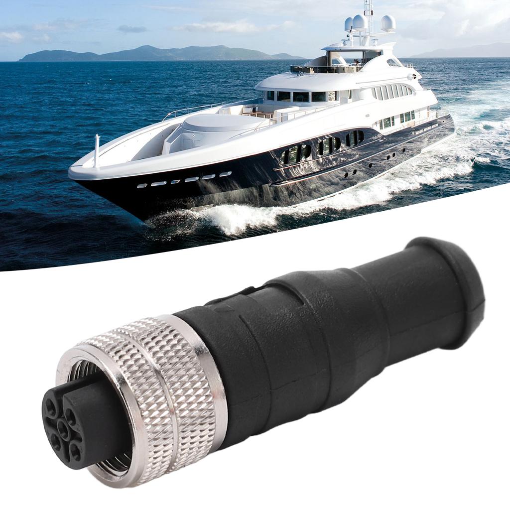 For NAME 2000 Female Terminator 5 Core M12 Terminating Kit IP67 Waterproof for Simrad Networks