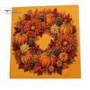 Funkelnde Herbstornamente Kürbis Kunst-Kit mit Kunstperlen, Herbstkranz Malerei Ernte Handgemachtes Bastelgeschenk 3D Perlen-Kit für Erwachsene Anfänger, Zuhause