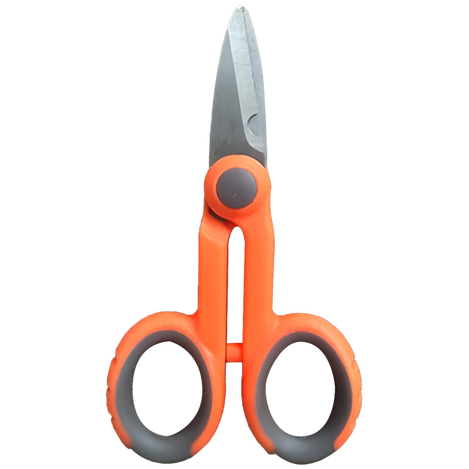 

Stainless Steel High Power Fishing Line Scissors Heavy Duty Marine Grade Rust Resistant for Anglers Fishing Gear Tool