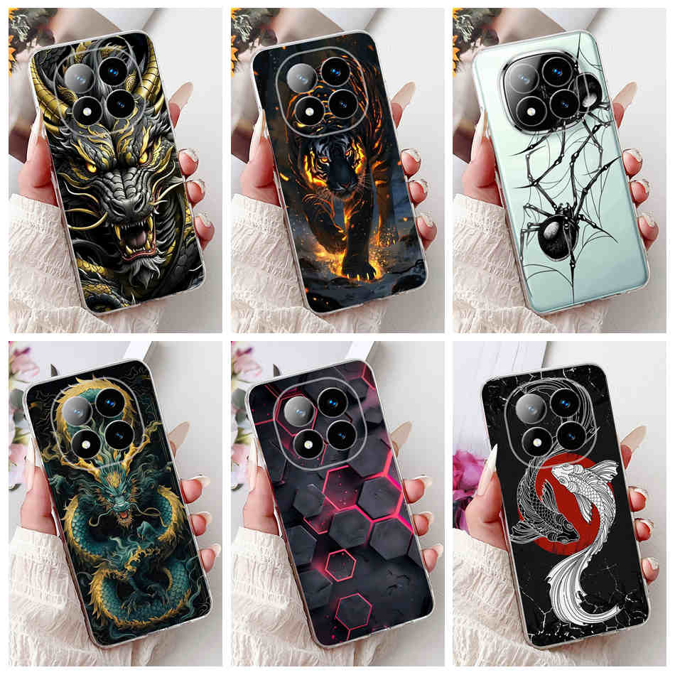 Phone Case For Xiaomi Redmi Note 14 Pro Plus / Note 14 Pro / Note14 4G 5G New Fashion Cool Design Soft Silicone TPU Slim Cases