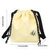 Lightweight Nylon Bucket Bag Large Capacity Crossbody Bag Simple Drawstring Shoulder Bag  Daily