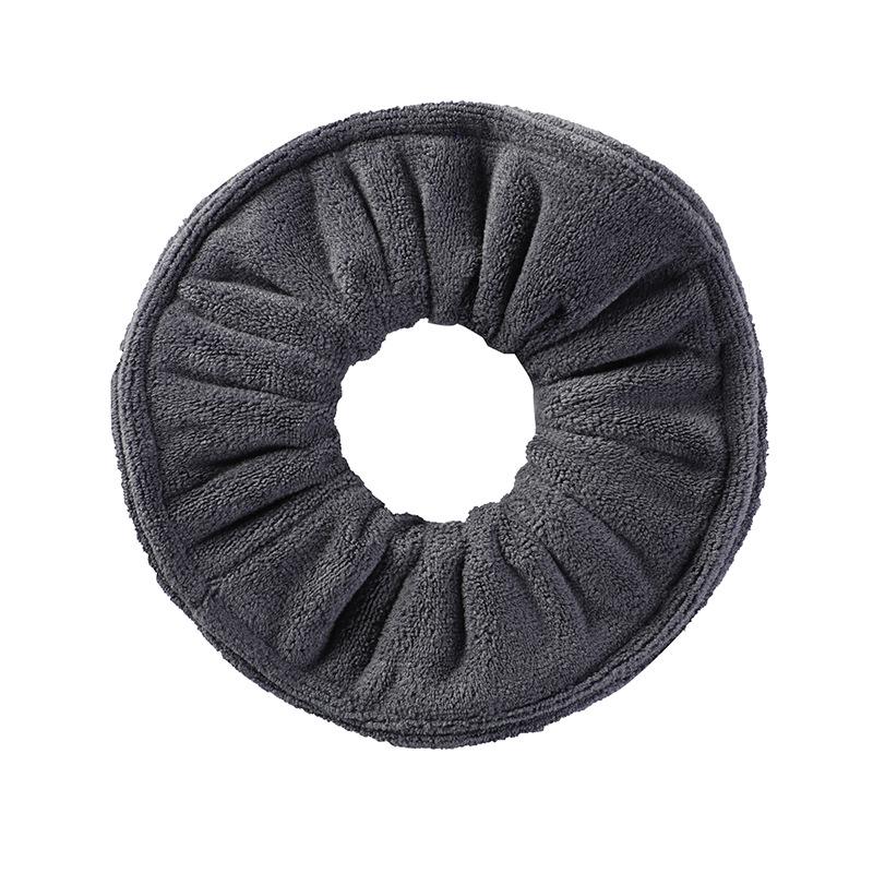 Retro European-American Microfiber Plush Towel Scrunchie for Face Washing & Makeup