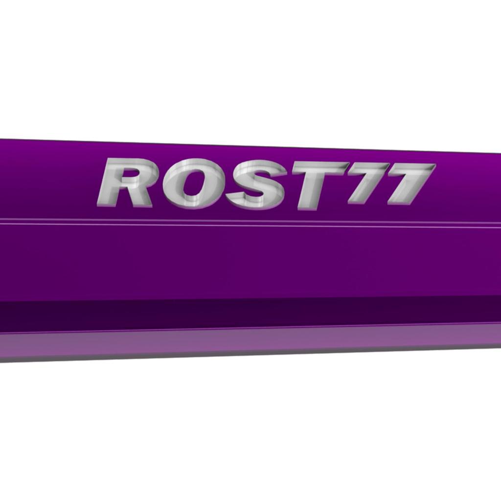 CUESOUL ROST 77 Transparent Integrated Flight Standard Set of 3 Clear Purple White Logo L Size (CS-77-XB7T-L)