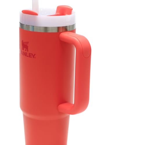 STANLEY H2.0 Vacuum Slim Quencher, 0.88L Stainless Steel Straw Tumbler, 880ml Insulated Water Bottle, Outdoor Use, 10-10829, Hydrangea