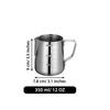 Stainless Steel Milk Frothing Pitcher With Internal Scale And Ergonomic Handle Perfect For Home Coffee Latte Art Making