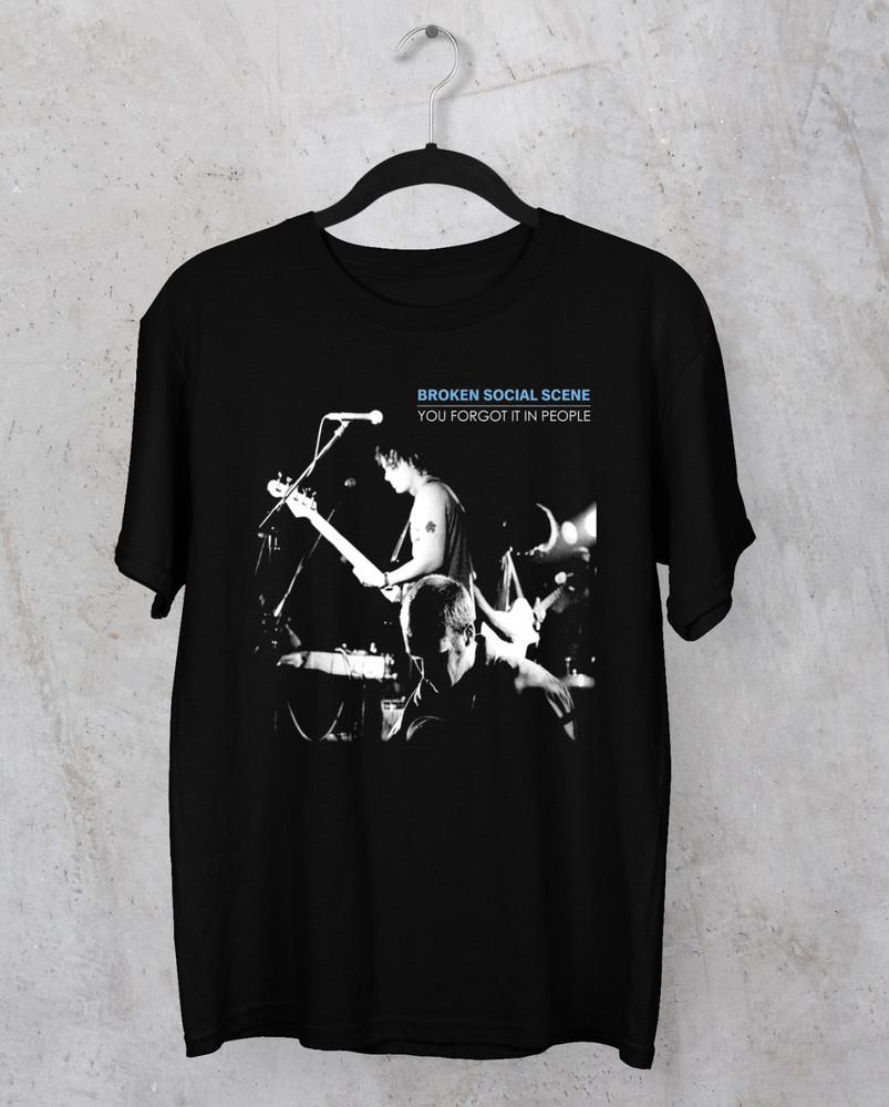 Broken Social Scene band You Forgot It In People black Tshirt Unisex XA143 Unisex T-Shirt XXXL